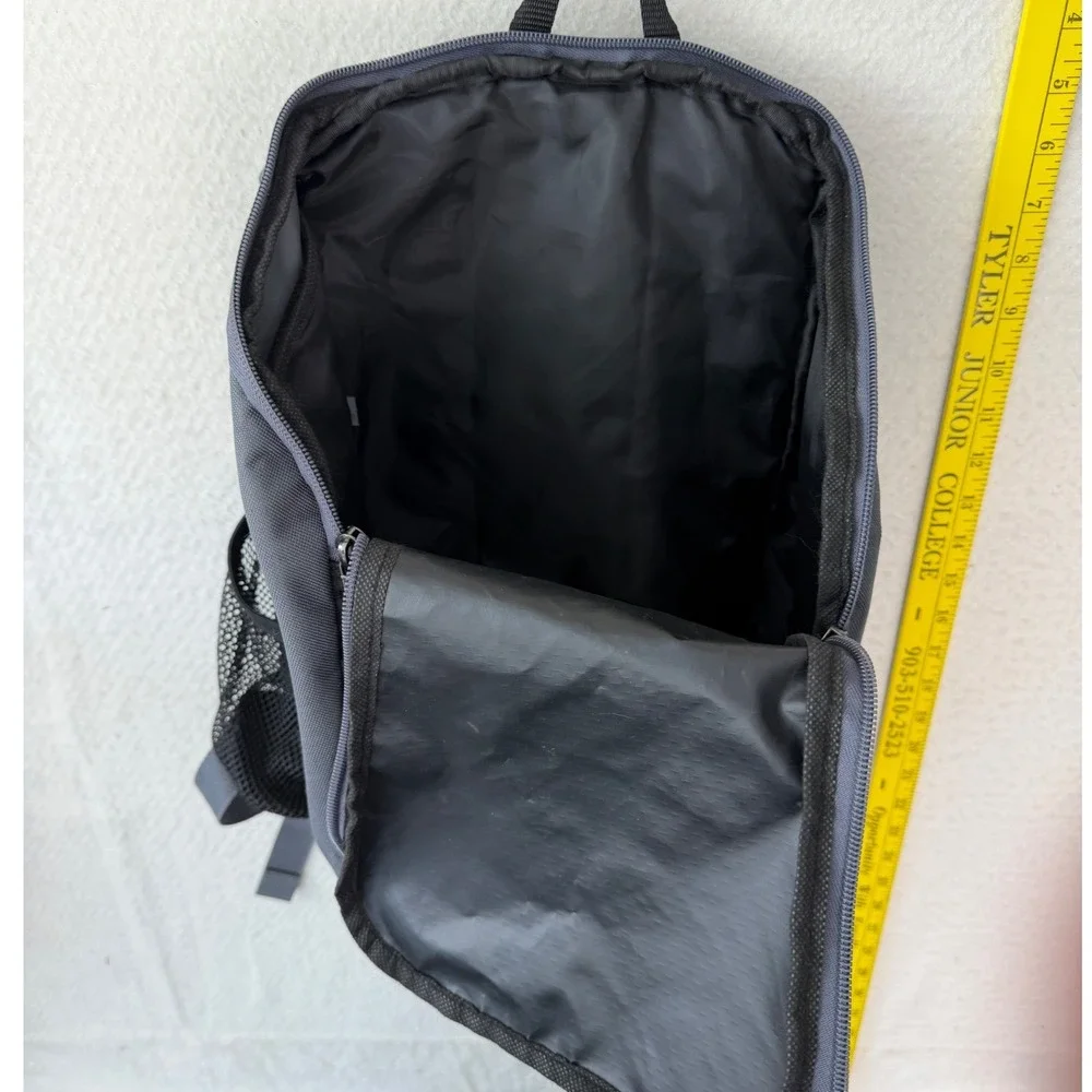 Easton Baseball Softball Equipment Backpack Black Grey Ripstop Fence Hook Bag